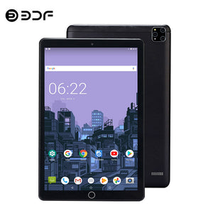BDF Pro Tablets with Dual 3G SIM Cards Calling 10 Inch Tablet Pc Android 9.0 Quad Core 2GB/32GB Tab Laptop mipad Tablet 10.1
