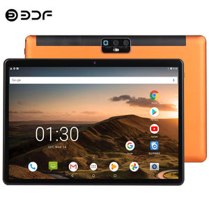 2022 BDF 10.1 Inch Tablet Pc 2GB/32GB Dual SIM Cards 3G Phone Call Pad Pro Tablet Android 9.0 Google Play GPS WiFi Bluetooth Tab