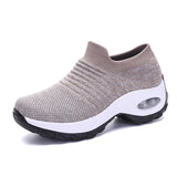 Women&#39;s Vulcanize Shoes High Quality Women Sneakers Non-slip Air Cushion Shoes Lightweight and Breathable Hiking Socks