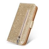 Leather Glitter Case For Redmi Note 10 Pro 9 8 7 10 9T 9C 9A 9 8 8A 7 7A Flip Stand Wallet Case For Xiaomi Mi Poco M3 F3 X3 NFC