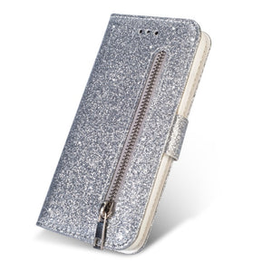 Leather Glitter Case For Redmi Note 10 Pro 9 8 7 10 9T 9C 9A 9 8 8A 7 7A Flip Stand Wallet Case For Xiaomi Mi Poco M3 F3 X3 NFC