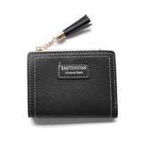 Fashion Lady Zipper Coin Purses Women Mini Wallets Female Tassel Pendant Short Money Wallets PU Leather Fashion Card Holders