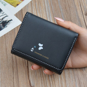 New Women&#39;s Wallets Small Mini Safe Money Bag Female Short Purse Credit Card Holder Coin Purse Carteira