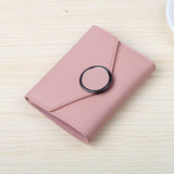 Vintage Short Wallet for Women Ladies Coin Pocket Small Female Clutch Purse Mini Card Holder with Soft Leather carteira feminina