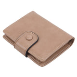 NEW Fashion Women Sheepskin Genuine Leather Wallet Lady Classic Short Wallet Coin Purse Bags Female Gift Package