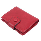 NEW Fashion Women Sheepskin Genuine Leather Wallet Lady Classic Short Wallet Coin Purse Bags Female Gift Package