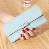 Ladies Long Wallet Clutch Multifunctional Card Holder Zipper Money Bags Trendy Coin Purse Cell Phone Pockets for Women sac femme