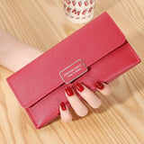 Ladies Long Wallet Clutch Multifunctional Card Holder Zipper Money Bags Trendy Coin Purse Cell Phone Pockets for Women sac femme