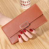 Ladies Long Wallet Clutch Multifunctional Card Holder Zipper Money Bags Trendy Coin Purse Cell Phone Pockets for Women sac femme