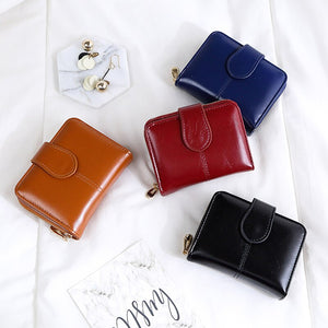 Top Quality Wallet Women Fashion Purse Female Wallet Leather Pu Multifunction Purse Small Money Bag Coin Pocket Wallet Short 3cm