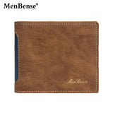 Fashion Leather Wallet Men Luxury Slim Coin Purse Business Foldable Wallet Man Card Holder Pocket Clutch Male Handbags Tote Bag