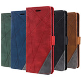 Leather Case For Samsung Galaxy Note 20 Ultra 10 Pro 9 8 A9 A8+ A7 A6+ 2018 J3 J5 J7 2017 J6 J4 Prime Flip Wallet Funda