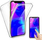 360 Full Body Case for iPhone 12 11 Pro XR XS Max 8 7 6 Plus 5S SE 2020 Double Side Silicone TPU Funda Transparent Protect Cover