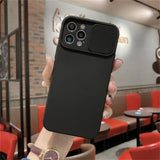 Camera Lens Protection Solid Phone Case For iPhone 13 11 12 Pro Max Mini X XR XS Max 7 8 Plus SE 2020 Candy Color Soft TPU Cover