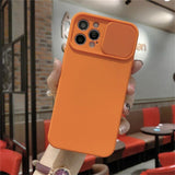 Camera Lens Protection Solid Phone Case For iPhone 13 11 12 Pro Max Mini X XR XS Max 7 8 Plus SE 2020 Candy Color Soft TPU Cover