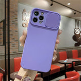 Camera Lens Protection Solid Phone Case For iPhone 13 11 12 Pro Max Mini X XR XS Max 7 8 Plus SE 2020 Candy Color Soft TPU Cover