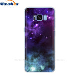 Silicone case For Samsung Galaxy S8 case G950 g950f Back Cover for samsung s8 plus s8+ case G955F protective coque bumper flower