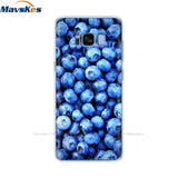 Silicone case For Samsung Galaxy S8 case G950 g950f Back Cover for samsung s8 plus s8+ case G955F protective coque bumper flower