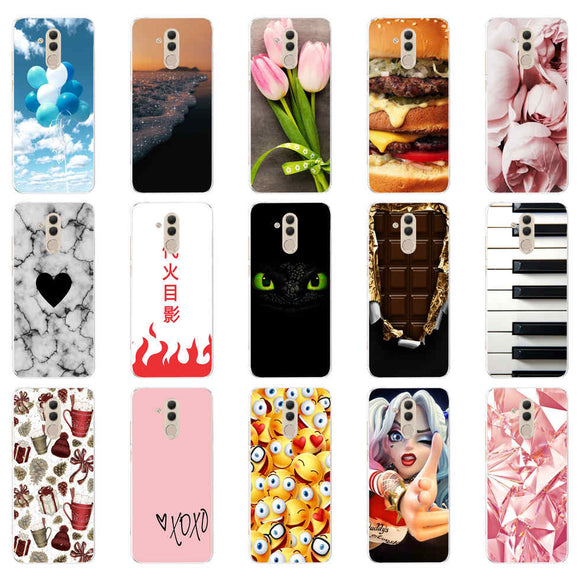 for Huawei Mate 20 Lite Case Cover Soft Silicone Back Cover TPU Case for Huawei Mate 20 Lite 20Lite SNE-LX1 Phone Cases