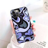 Heart Circle Case For Iphone 13 Pro Max Case iphone 11 12 Pro XS Max 7 8 Plus XR X Mini 6 6S SE 2020 Cover Iphone11 Fundas Coque