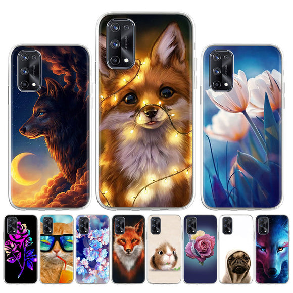 TPU Case For OPPO Realme X7 7 Pro Case Soft Silicon Back Cover Phone Cases For OPPO Realme C3 C21 C11 X3 6 Pro Cover Coque Funda