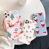 Santa Reindeer Christmas For Samsung Galaxy A32 A31 A30 A52 A51 A50 A72 A71 A70 A12 A11 A10 A40 S20 FE Plus Note 20 Ultra Case