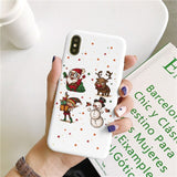 Santa Reindeer Christmas For Samsung Galaxy A32 A31 A30 A52 A51 A50 A72 A71 A70 A12 A11 A10 A40 S20 FE Plus Note 20 Ultra Case