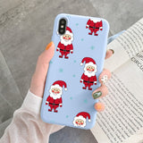 Santa Reindeer Christmas For Samsung Galaxy A32 A31 A30 A52 A51 A50 A72 A71 A70 A12 A11 A10 A40 S20 FE Plus Note 20 Ultra Case