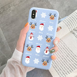 Santa Reindeer Christmas For Samsung Galaxy A32 A31 A30 A52 A51 A50 A72 A71 A70 A12 A11 A10 A40 S20 FE Plus Note 20 Ultra Case