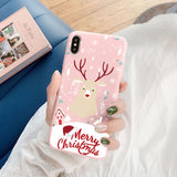 Santa Reindeer Christmas For Samsung Galaxy A32 A31 A30 A52 A51 A50 A72 A71 A70 A12 A11 A10 A40 S20 FE Plus Note 20 Ultra Case