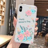 Flower Case For Samsung Galaxy A50 Case On Samsung A70 A30s A40 A20 A20e A10S A01 A10E A02 A 50 70 30s Silicon Anti-fall Covers