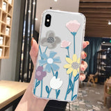 Flower Case For Samsung Galaxy A50 Case On Samsung A70 A30s A40 A20 A20e A10S A01 A10E A02 A 50 70 30s Silicon Anti-fall Covers