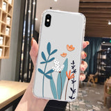 Flower Case For Samsung Galaxy A50 Case On Samsung A70 A30s A40 A20 A20e A10S A01 A10E A02 A 50 70 30s Silicon Anti-fall Covers