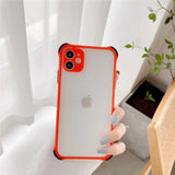 Funda For Apple iPhone 13 Pro Max Resistente Silicone For IPhone 11 Case X XS XR 6 6s 7 8 Plus 12 MINI SE 2020 Matte Clear Cover