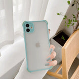 Funda For Apple iPhone 13 Pro Max Resistente Silicone For IPhone 11 Case X XS XR 6 6s 7 8 Plus 12 MINI SE 2020 Matte Clear Cover