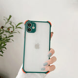 Funda For Apple iPhone 13 Pro Max Resistente Silicone For IPhone 11 Case X XS XR 6 6s 7 8 Plus 12 MINI SE 2020 Matte Clear Cover