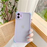 Funda For Apple iPhone 13 Pro Max Resistente Silicone For IPhone 11 Case X XS XR 6 6s 7 8 Plus 12 MINI SE 2020 Matte Clear Cover