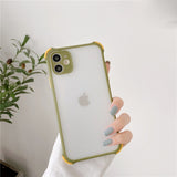 Funda For Apple iPhone 13 Pro Max Resistente Silicone For IPhone 11 Case X XS XR 6 6s 7 8 Plus 12 MINI SE 2020 Matte Clear Cover