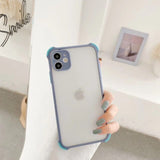 Funda For Apple iPhone 13 Pro Max Resistente Silicone For IPhone 11 Case X XS XR 6 6s 7 8 Plus 12 MINI SE 2020 Matte Clear Cover