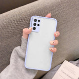 Hot Matte Hard Clear Case Cover For Samsung Galaxy A51 A71 A32 A52 A72 F62 M62 S21 Ultra S20 FE S10 S9 S8 Plus S10E Lens Protect