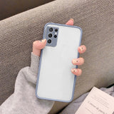 Hot Matte Hard Clear Case Cover For Samsung Galaxy A51 A71 A32 A52 A72 F62 M62 S21 Ultra S20 FE S10 S9 S8 Plus S10E Lens Protect