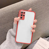 Hot Matte Hard Clear Case Cover For Samsung Galaxy A51 A71 A32 A52 A72 F62 M62 S21 Ultra S20 FE S10 S9 S8 Plus S10E Lens Protect