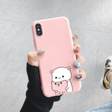 Cute Rainbow Unicorn Cat Colourful Love Case Cover For iPhone 11 Pro Max 12 13 Pro Mini SE 2020 XR XS MAX X 10 8 6 6S 7 Plus