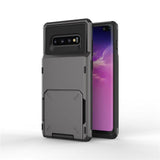 Flip Card Slots Business Armor Case For Samsung Note 10  10 Plus S10E Case For Galaxy S8 S8+  S9 S9+ S10 Plus Note 9 A750 Cover