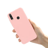 For Huawei Y7 2019 y7 Prime 2019 Case Silicone TPU Cover Matte Soft Phone Case For Huawei Y7 2019 Y 7 Y7Prime Y7 Prime 2019 Case