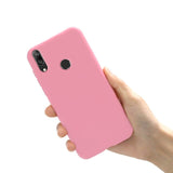 For Huawei Y7 2019 y7 Prime 2019 Case Silicone TPU Cover Matte Soft Phone Case For Huawei Y7 2019 Y 7 Y7Prime Y7 Prime 2019 Case