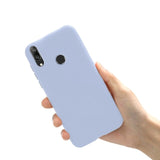 For Huawei Y7 2019 y7 Prime 2019 Case Silicone TPU Cover Matte Soft Phone Case For Huawei Y7 2019 Y 7 Y7Prime Y7 Prime 2019 Case