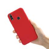 For Huawei Y7 2019 y7 Prime 2019 Case Silicone TPU Cover Matte Soft Phone Case For Huawei Y7 2019 Y 7 Y7Prime Y7 Prime 2019 Case