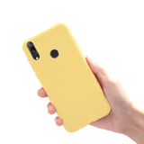 For Huawei Y7 2019 y7 Prime 2019 Case Silicone TPU Cover Matte Soft Phone Case For Huawei Y7 2019 Y 7 Y7Prime Y7 Prime 2019 Case