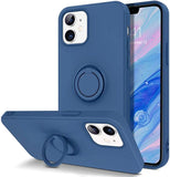 Phone Case For Huawei Y5P Y7P Y6P Y8P Y7A Y6S Y5 Y6 Y7 Y9 Y8S Y9A Y9S Prime 2019 2020 Liquid Silicagel With ring Bracket Cover